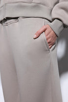 Antioch-Açık Vizon Basic Ayarlanabilir Paça Kadın Eşofman Altı-Eşofman-5-Milagron.com