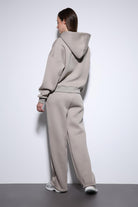 Antioch-Açık Vizon Fermuarlı Kapüşanlı Kadın Sweatshirt-Sweatshirt-6-Milagron.com