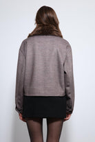 Antioch-Açık Vizon Yün Karışımlı Suni Kürk Yaka Ceket-Ceket-13-Milagron.com