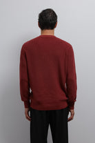 Antioch-Antioch Açık Bordo Dokulu Erkek Kazak-Kazak-4-Milagron.com