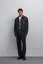 Antioch-Antioch Antrasit Fermuarlı Mevsimlik Erkek Mont-Mont-3-Milagron.com