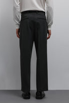 Antioch-Antioch Antrasit Relax Fit Baggy Pilili Erkek Pantolon-Kumaş Pantolon-4-Milagron.com