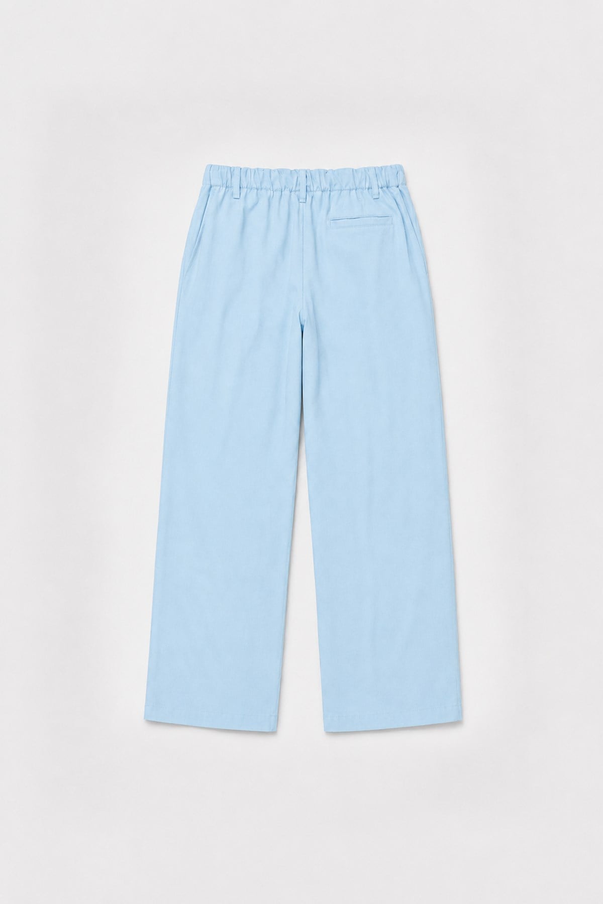 Antioch Bebe Mavi Keten Karışımlı Relaxed Erkek Pantolon