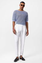 Antioch-Antioch Bebe Mavi Oversize Ajurlu Erkek T Shirt-T-Shirt-2-Milagron.com