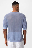 Antioch-Antioch Bebe Mavi Oversize Ajurlu Erkek T Shirt-T-Shirt-6-Milagron.com