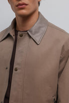 Antioch-Antioch Bej Kontrast Yaka Teknik Erkek Mont-Mont-4-Milagron.com