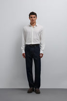 Antioch-Antioch Beyaz Relax Fit Erkek Gömlek-Gömlek-2-Milagron.com