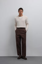 Antioch-Antioch Ekru Dokulu V Yaka Erkek Kazak-Kazak-2-Milagron.com