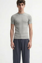 Antioch Gri Dokulu Erkek T-Shirt