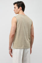 Antioch Haki Kolsuz Erkek T-Shirt