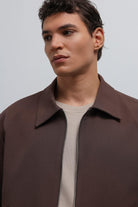 Antioch-Antioch Kahve Fermuarlı Mevsimlik Erkek Mont-Mont-5-Milagron.com