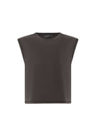 Antioch Kahve Modal Kumaş Kadın T-Shirt