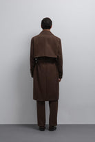 Antioch-Antioch Kahve Relax Fit Erkek Trençkot-Trençkot-5-Milagron.com