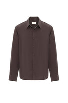 Antioch-Antioch Kahve Relax Fit Liyosel Kumaş Erkek Gömlek-Gömlek-6-Milagron.com