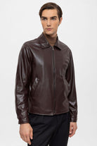 Antioch-Antioch Kahve Suni Deri Erkek Mont-Mont-4-Milagron.com