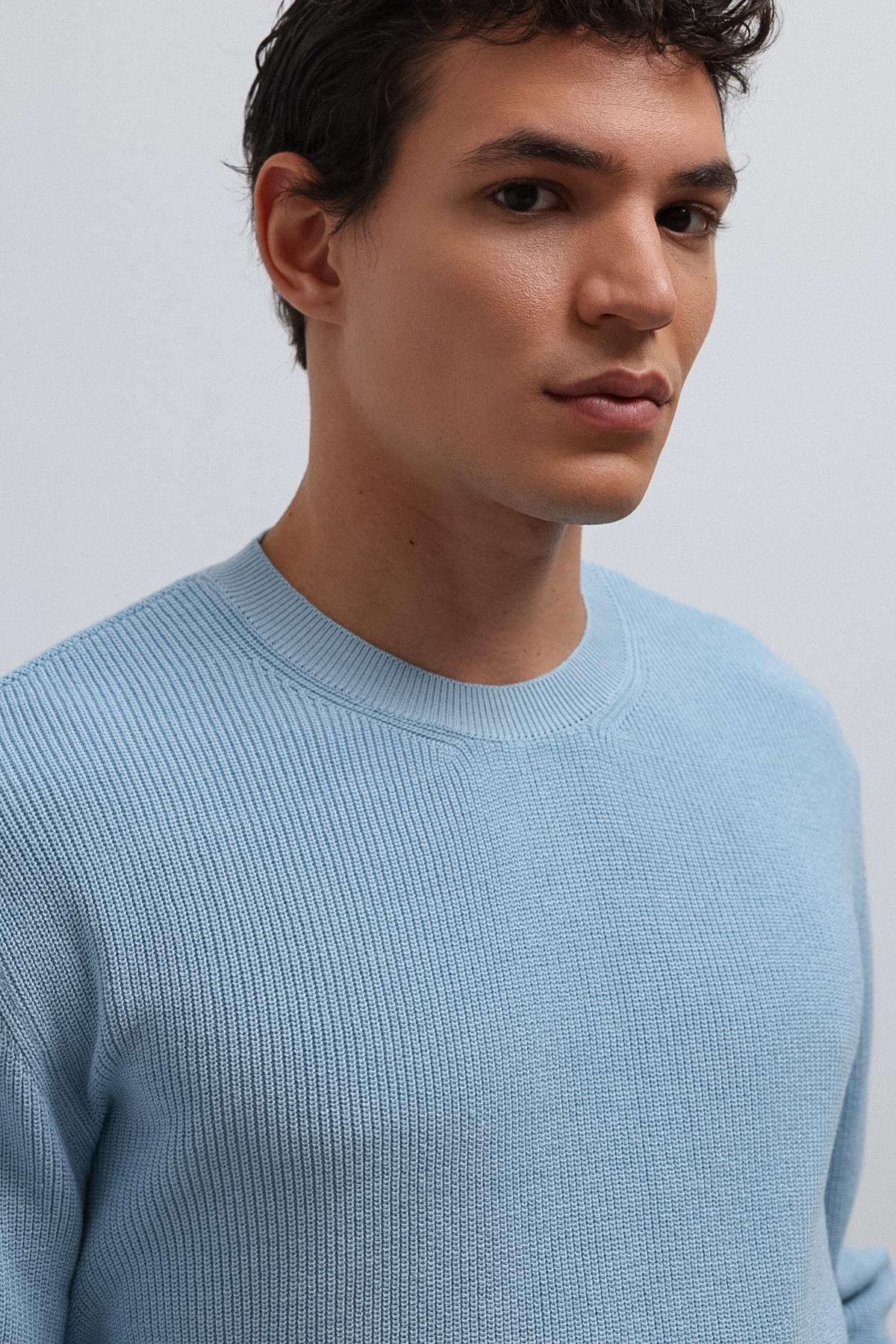 Antioch-Antioch Mavi Dokulu Erkek Kazak-Kazak-4-Milagron.com