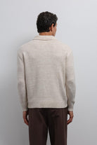 Antioch-Antioch Taş Düğmeli Yaka Erkek Kazak-Kazak-5-Milagron.com