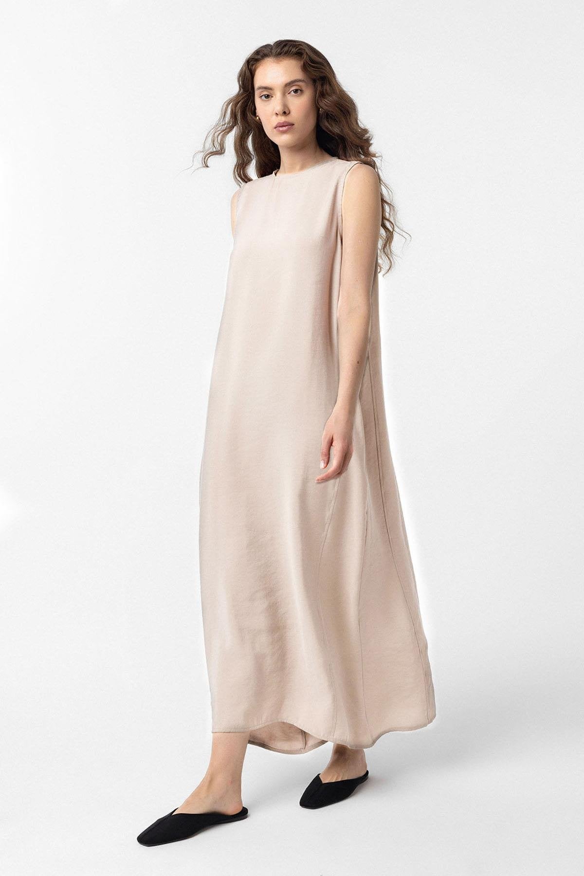 Antioch-Antioch Taş Modal Midi Kadın Elbise-Elbise-2-Milagron.com