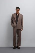 Antioch-Antioch Vizon Relax Fit Kruvaze Erkek Blazer Ceket-Blazer Ceket-2-Milagron.com