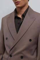 Antioch-Antioch Vizon Relax Fit Kruvaze Erkek Blazer Ceket-Blazer Ceket-4-Milagron.com