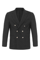 Antioch-Antrasit Astarsız Kruvaze Erkek Blazer Ceket-Ceket-7-Milagron.com