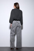 Antioch-Antrasit Bel Lastikli Crop Kadın Mont-Mont-5-Milagron.com