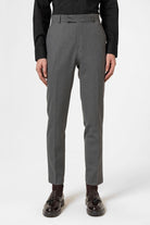 Antioch-Antrasit Klasik Yüksek Bel Erkek Pantolon-Kumaş Pantolon-1-Milagron.com