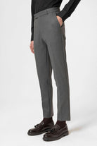 Antioch-Antrasit Klasik Yüksek Bel Erkek Pantolon-Kumaş Pantolon-3-Milagron.com