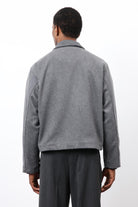 Antioch-Antrasit Regular Fit Dokulu Erkek Mont-Mont-8-Milagron.com