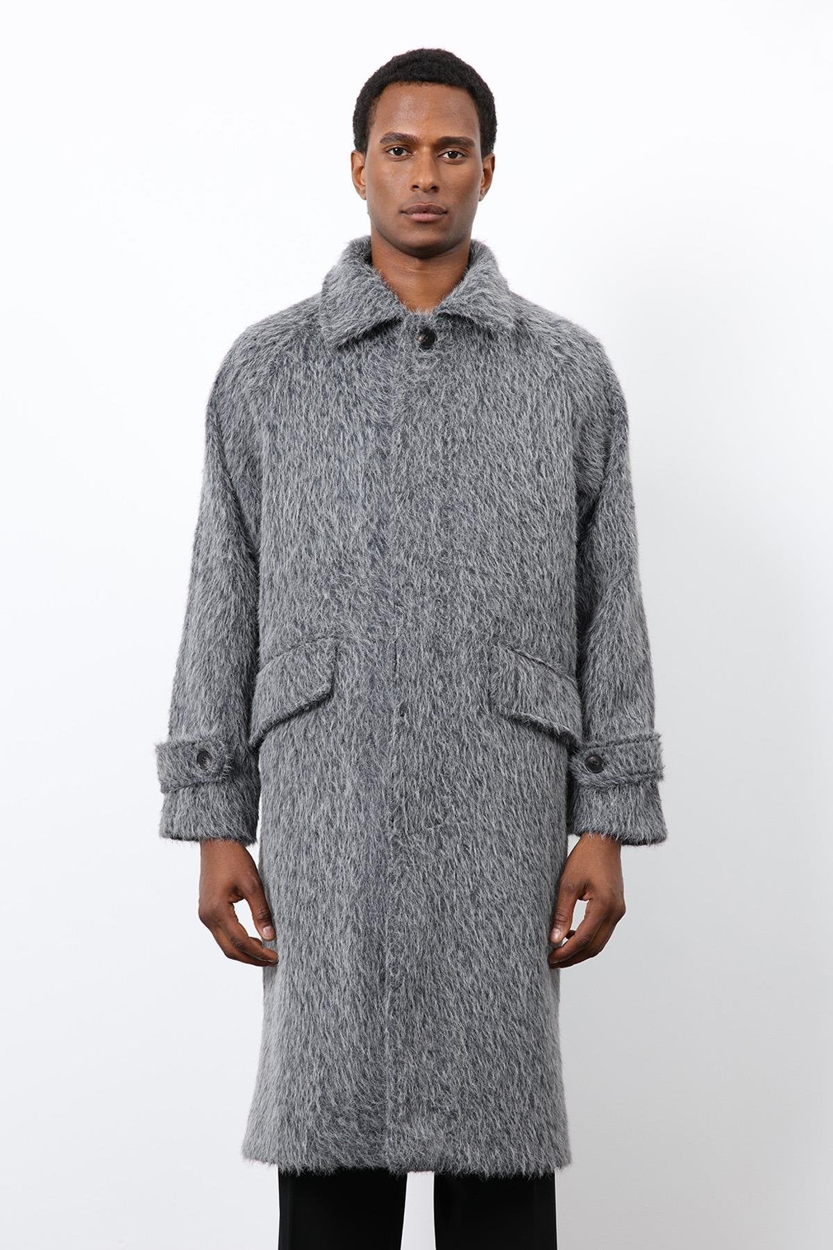 Antioch-Antrasit Suni Kürk Erkek Kaban-Kaban-5-Milagron.com