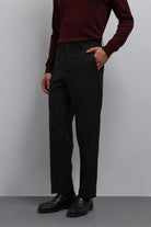 Antioch-Antrasit Tapered Fit Erkek Pantolon-Kumaş Pantolon-2-Milagron.com