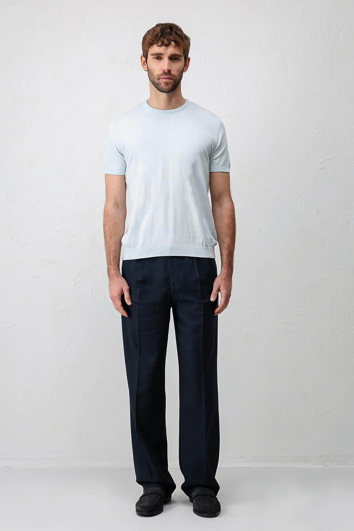Antioch Bebe Mavi Comfort Slim Triko T-Shirt