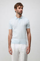 Antioch Bebe Mavi Dokulu Triko Erkek Polo T-Shirt