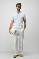 Antioch Bebe Mavi Dokulu Triko Erkek Polo T-Shirt