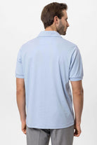 Antioch-Bebe Mavi Regular Fit Apaş Yaka Erkek T Shirt-T-Shirts-5-Milagron.com