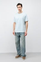 Antioch Bebe Mavi Regular Fit Basic Erkek T-Shirt