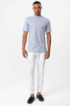 Antioch-Bebe Mavi Slim Fit Basic T Shirt-T-Shirts-3-Milagron.com