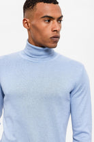 Antioch-Bebe Mavi Tam Boğazlı Erkek Triko-Kazak & Triko-4-Milagron.com