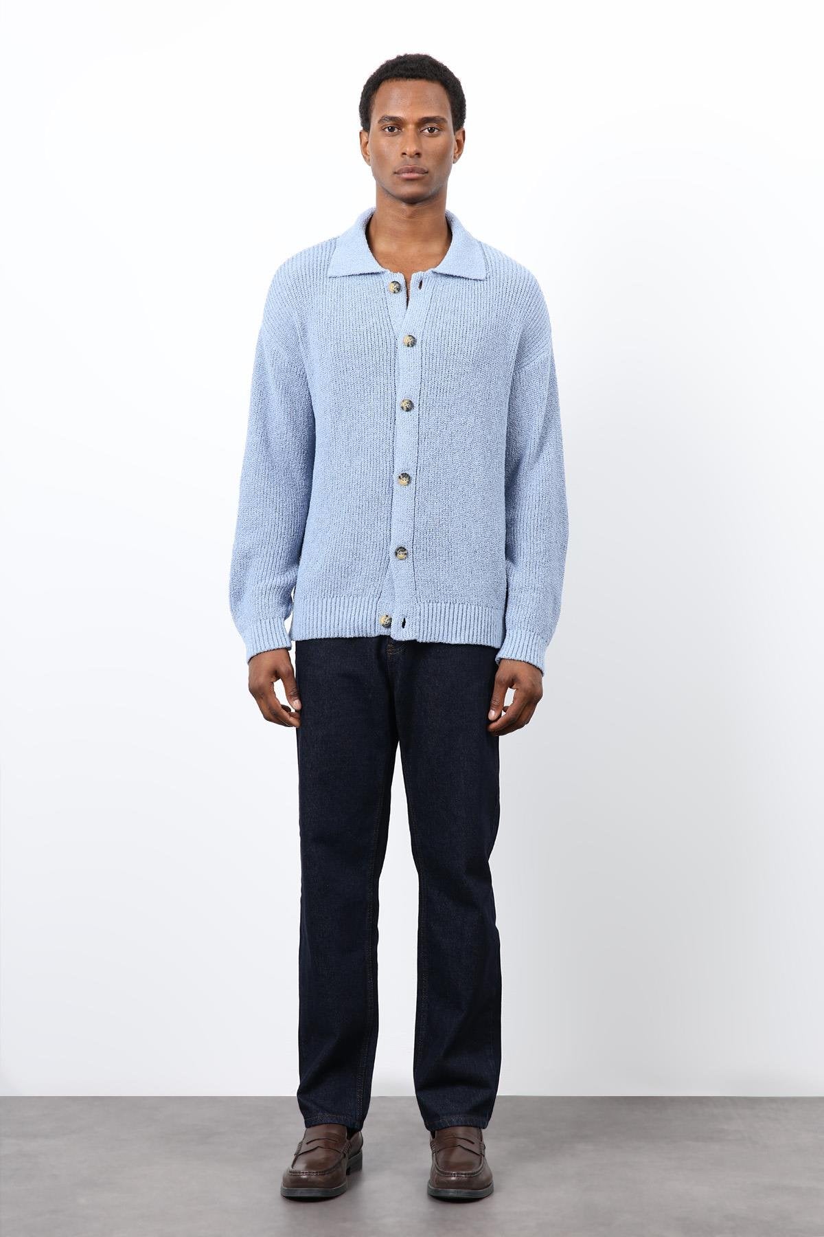 Antioch-Bebe Mavi örme Triko Erkek Hırka-Hırka-5-Milagron.com