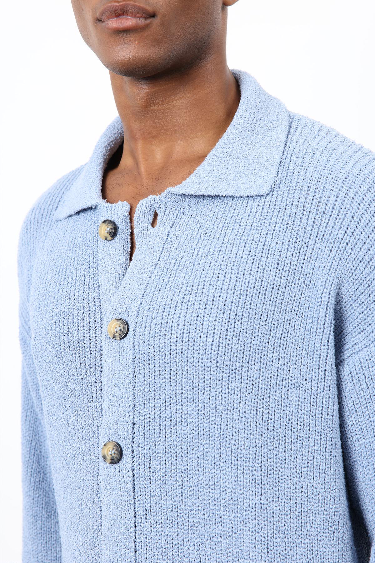 Antioch-Bebe Mavi örme Triko Erkek Hırka-Hırka-7-Milagron.com