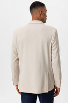 Antioch-Bej Astarsız Tek Düğme Erkek Blazer Ceket-Blazer Ceket-6-Milagron.com