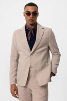 Antioch-Bej Astarsız Torba Cepli Erkek Blazer Ceket-Blazer Ceket-1-Milagron.com