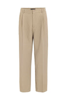 Antioch-Bej Baggy Fitilli Erkek Pantolon-Kumaş Pantolon-5-Milagron.com