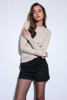 Antioch-Antioch Bej Basic Kadın Triko Kazak-Kazak-1-Milagron.com