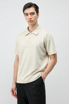 Antioch Bej Basic Polo Yaka Erkek T-Shirt