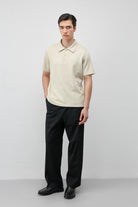 Antioch Bej Basic Polo Yaka Erkek T-Shirt
