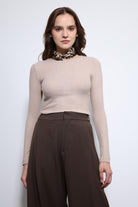 Antioch-Bej Basic Uzun Kollu T Shirt-T-Shirt-3-Milagron.com