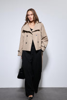 Antioch-Bej Dik Yaka Kruvaze Trençkot-Trençkot-2-Milagron.com