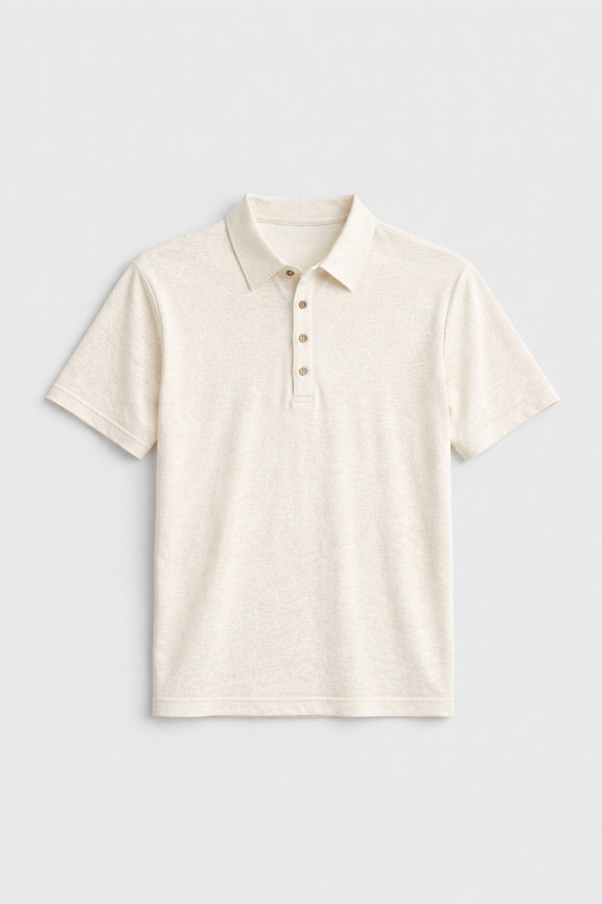 Antioch Bej Düğmeli Polo Yaka Erkek T-Shirt - 4