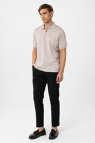 Antioch-Bej Fermuarlı Regular Fit Erkek T Shirt-T-Shirts-2-Milagron.com